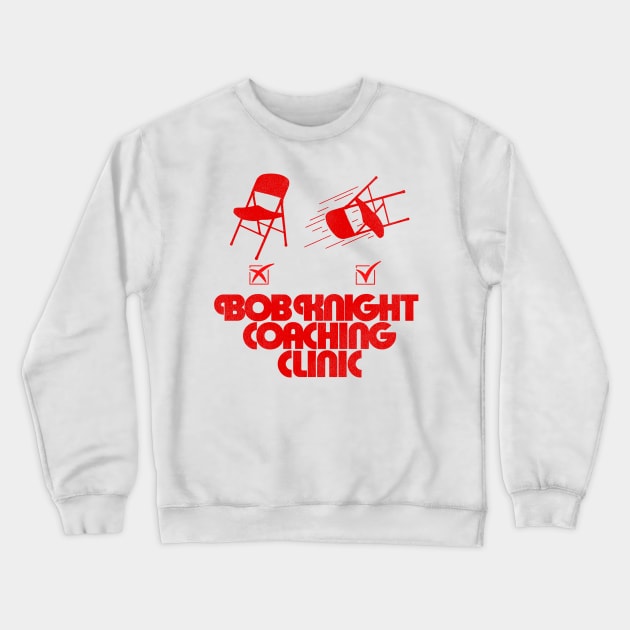 Bob Knight Coaching Clinic Crewneck Sweatshirt by darklordpug